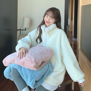 ✞オーバーサイズソリッドカラープルオーバー セーター 大人女子☆もこもこウィンタージャケット ロング 冬物 ✞ゴスロリ SM ミリ 甘ロリ クラロリ 和ロリ エレガント 黒ロリ 姫ロリ 華ロリ BB-BB68828159851