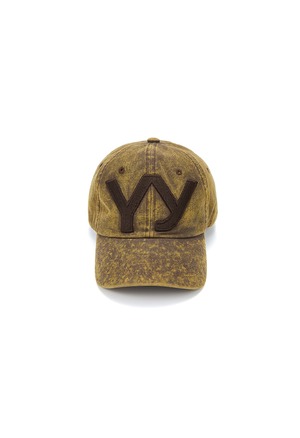 [OPEN YY] YY COTTON BALL CAP, YELLOWISH BROWN 正規品 韓国ブランド 韓国通販 韓国代行 韓国ファッション オープン ワイワイ 日本 店舗
