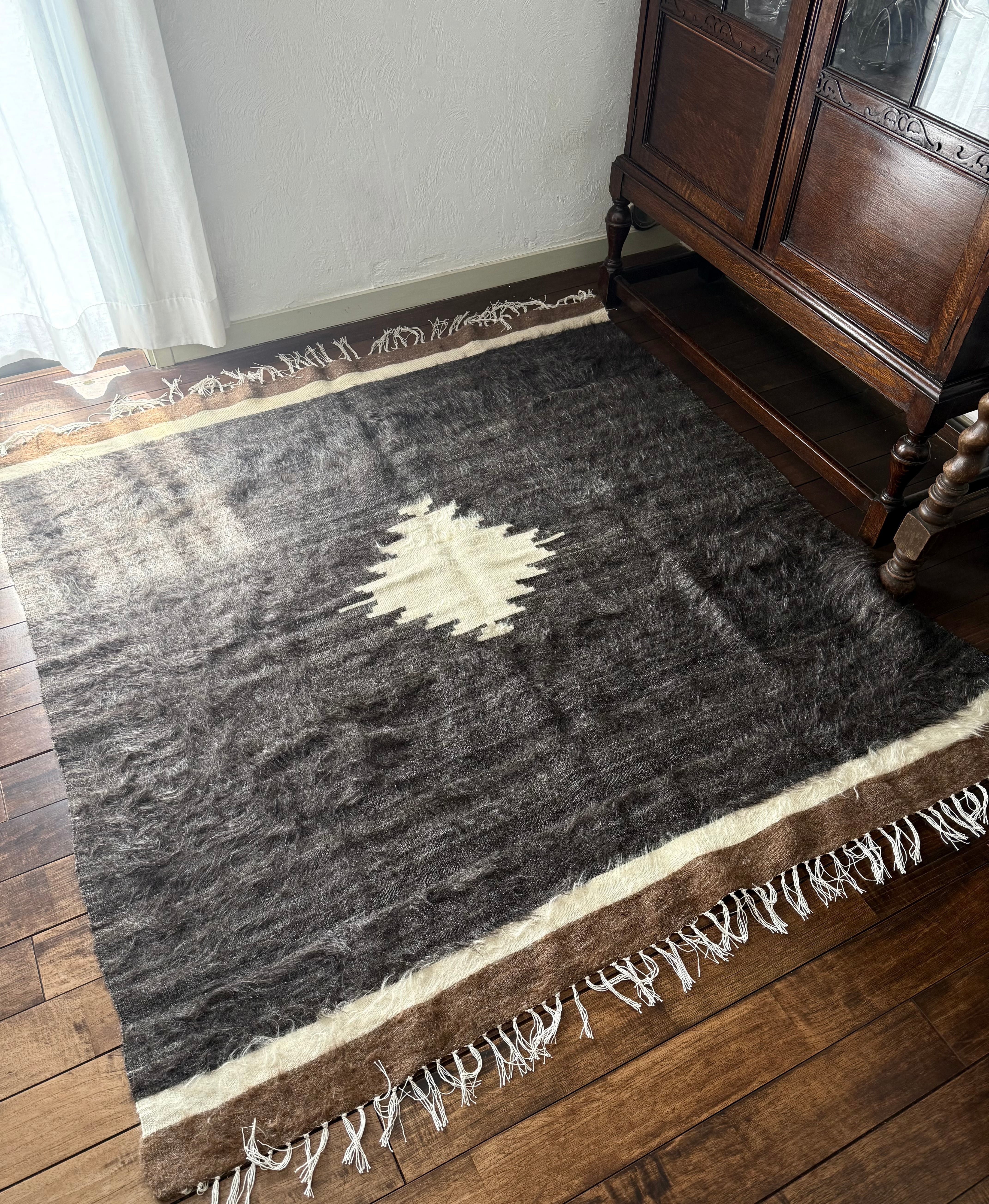 284 Vintage Konya Undyed Kilim ヴィンテージ コンヤ無染色キリム B