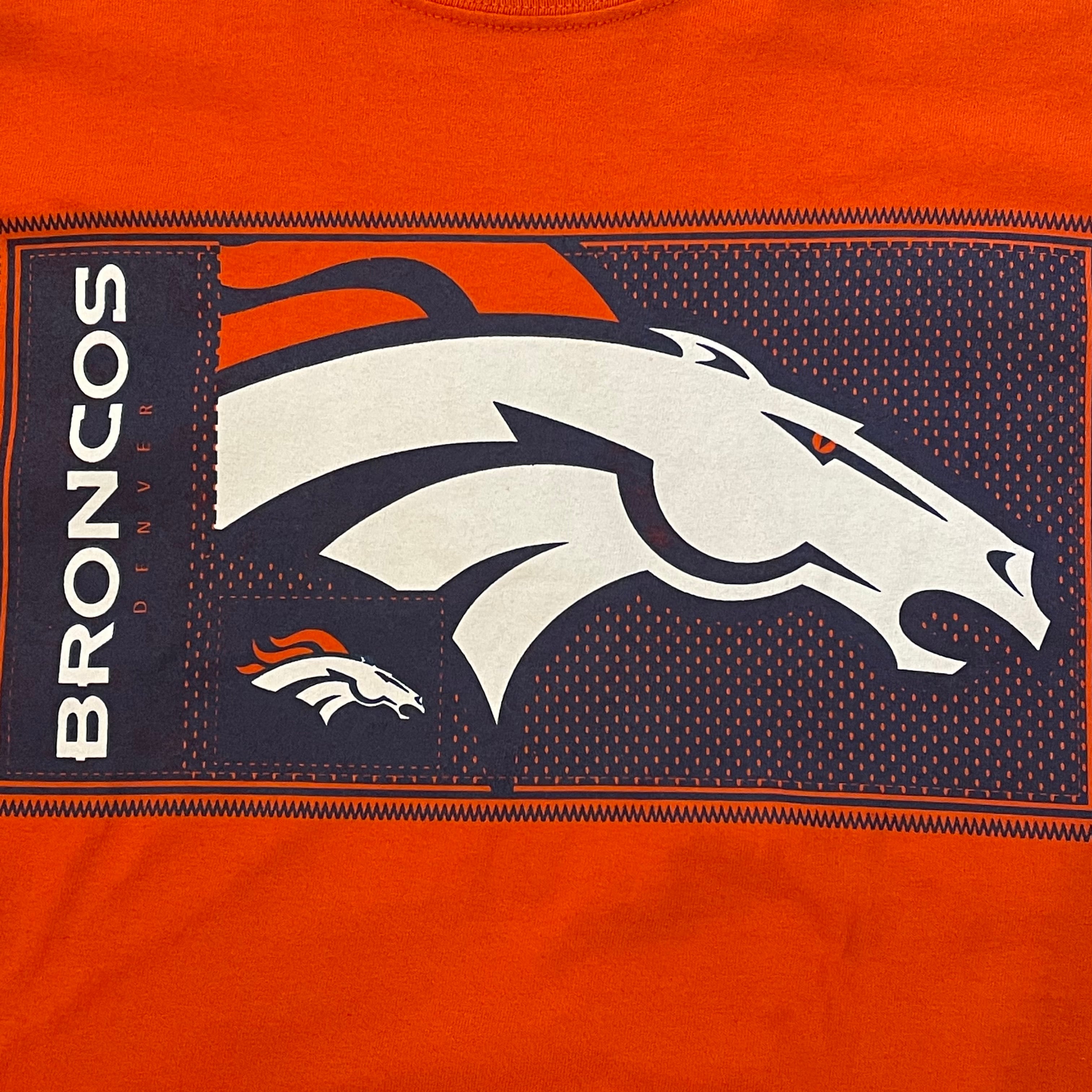 NFL DENVER BRONCOS デンバーブロンコス AFC CHAMPIONS LEAGUE 1998 スポーツプリントTシャツ メンズXXL /eaa333408