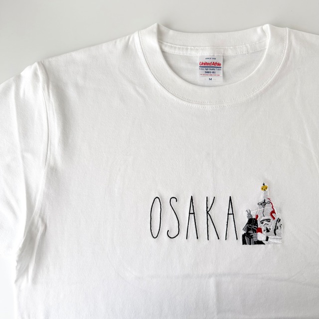 ◆N様オーダー品◆刺繍Tシャツ【OSAKA／太陽の塔】T-170