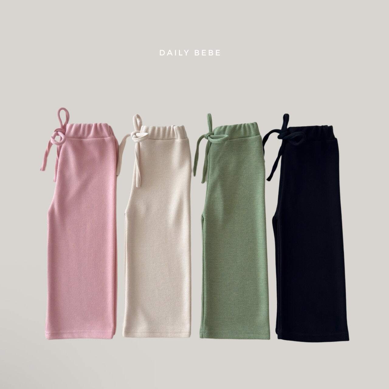 knit wide-leg pants【DAILYBEBE】※10月中旬発送予定