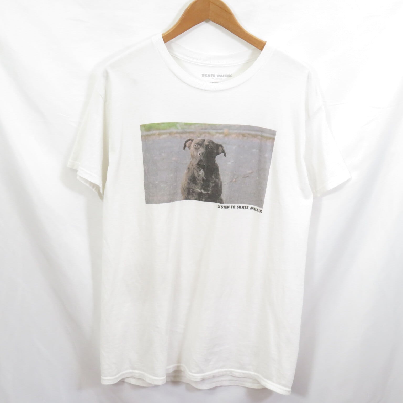SKATE MUZIK GHOST DOG tシャツ Lサイズ SKATE MUZIK ゴースト ドッグ Tシャツ sizeL/スケート ミュージック