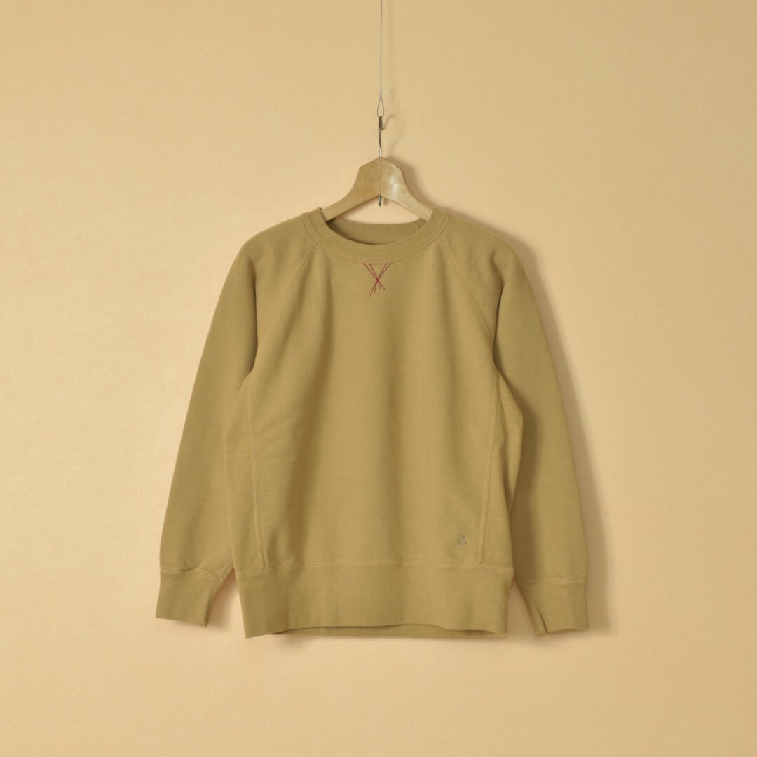 快晴堂 カイセイドウ 2022年裏起毛無地トレーナー・アンティークゴールド・サイズ5+【メンズ】