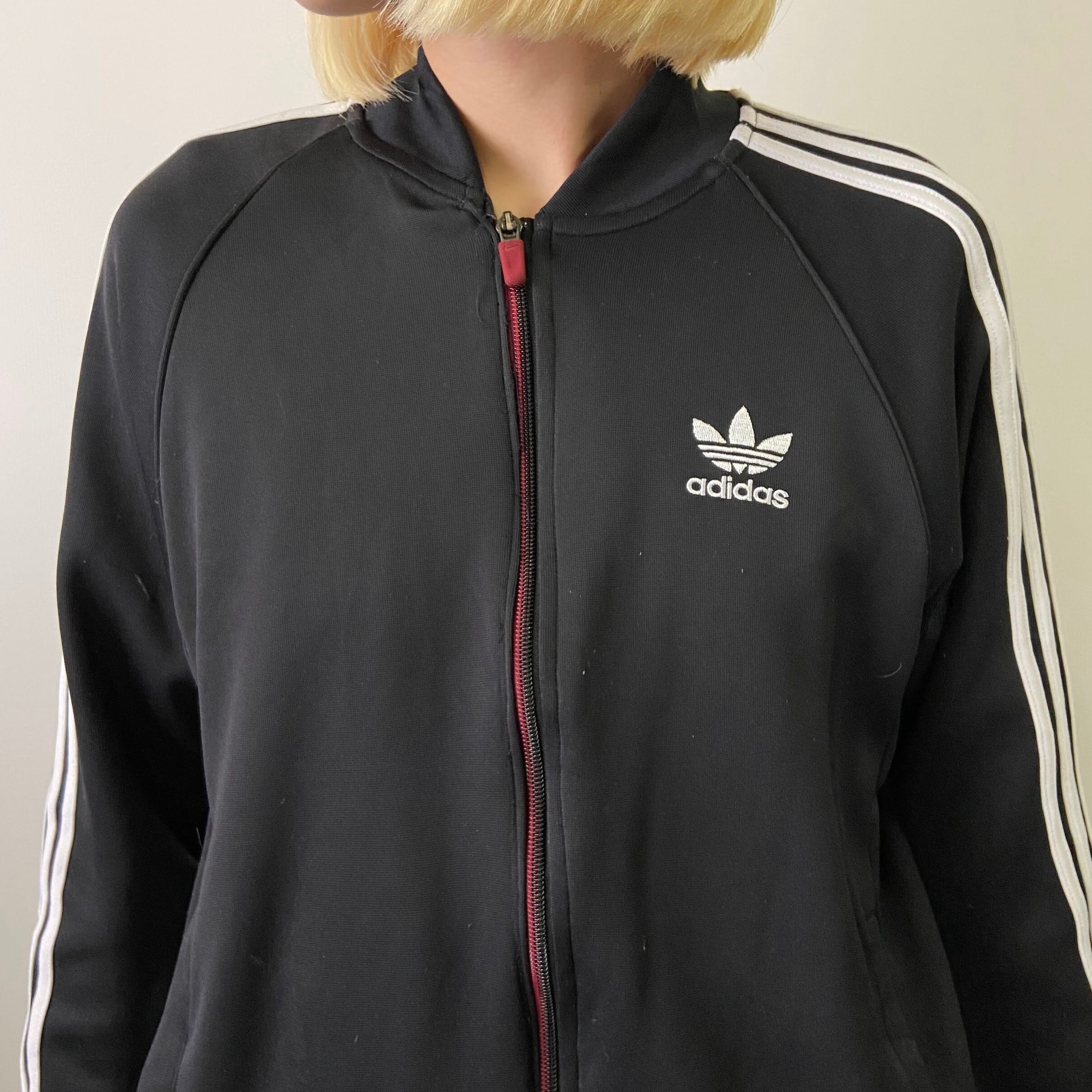 adidas アディダス ジャージ トレフォイル ロゴ刺繍トラック ジャージ