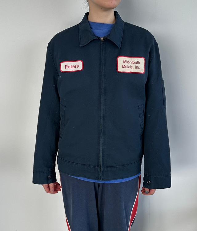 -UniFirst Corporation- Vintage 60-70s M/R Work Jacket made in USA