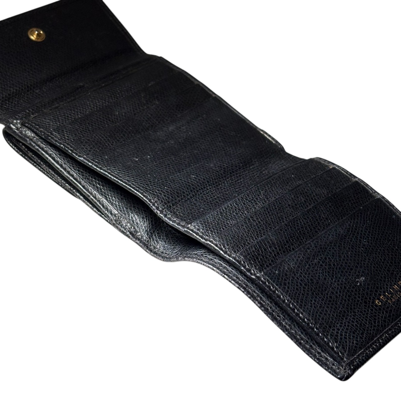 vintage CELINE leather compact wallet