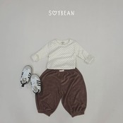 【取寄】SOYBEAN ドットココ上下セット|秋服|韓国子供服| 26/AT