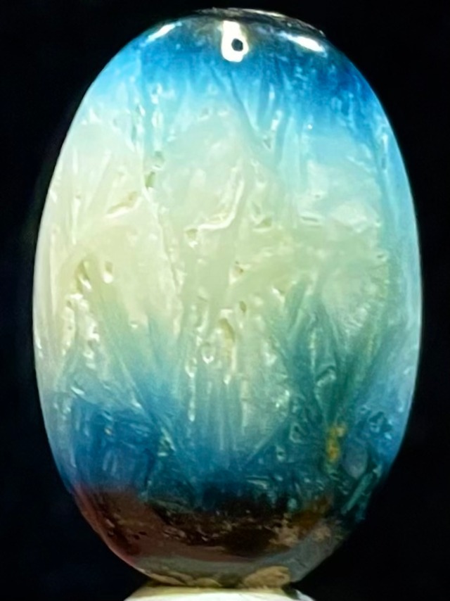 4) 超瞑想「グレイシアライト・ブルーアイス」研磨ルース