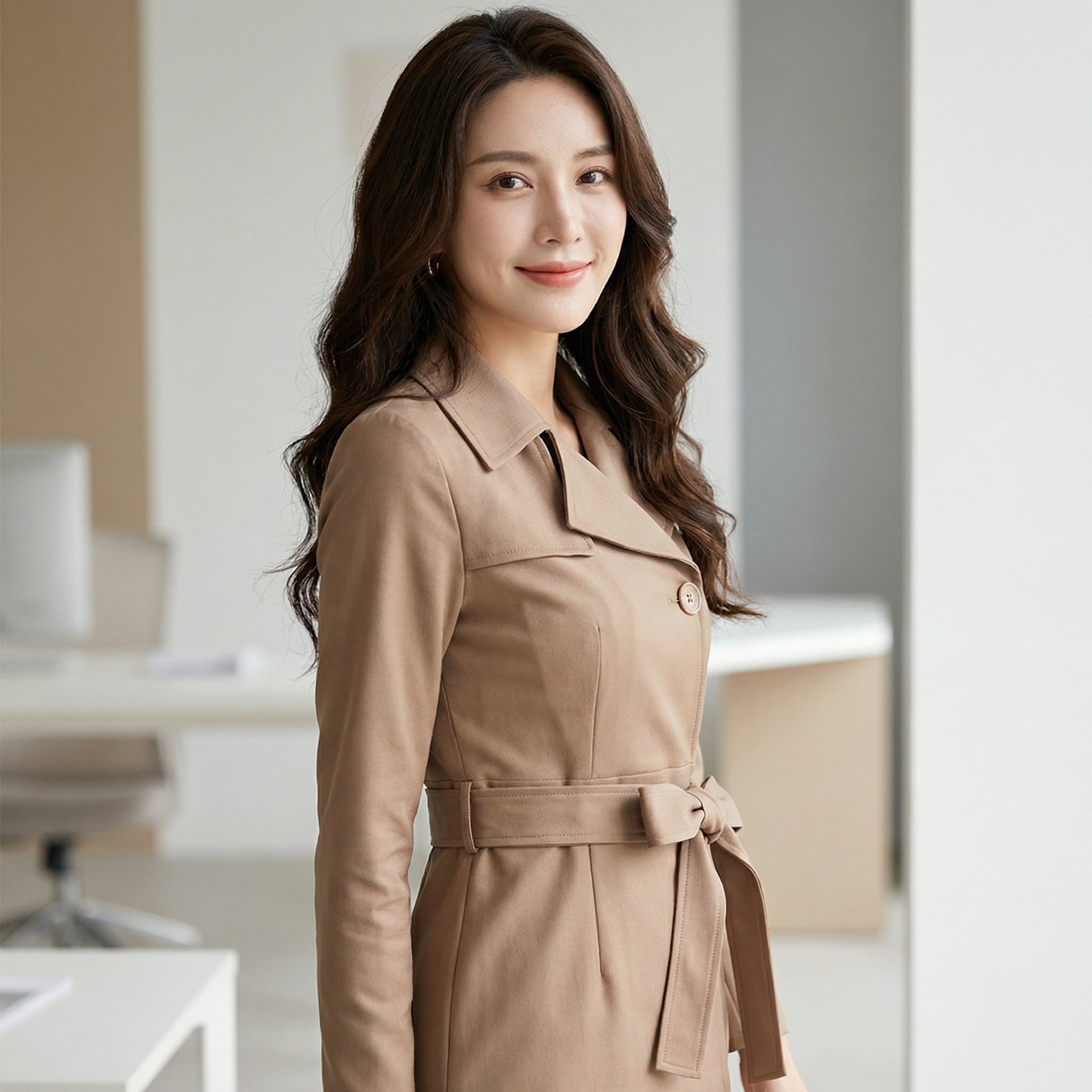 ミッドレングススタイルワンピース(2color) A0708