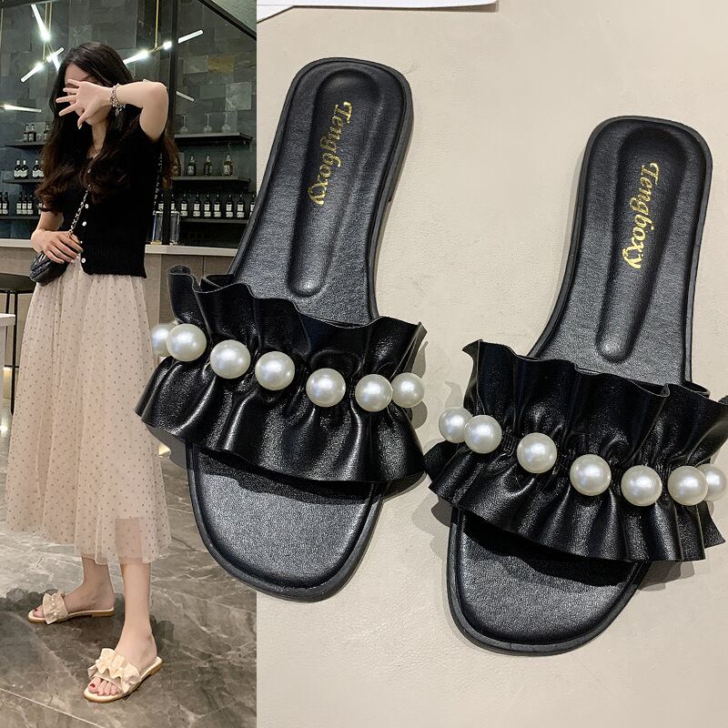 初回送料無料レディースサンダルスリッパチャンキーヒールスクエアオープントゥ