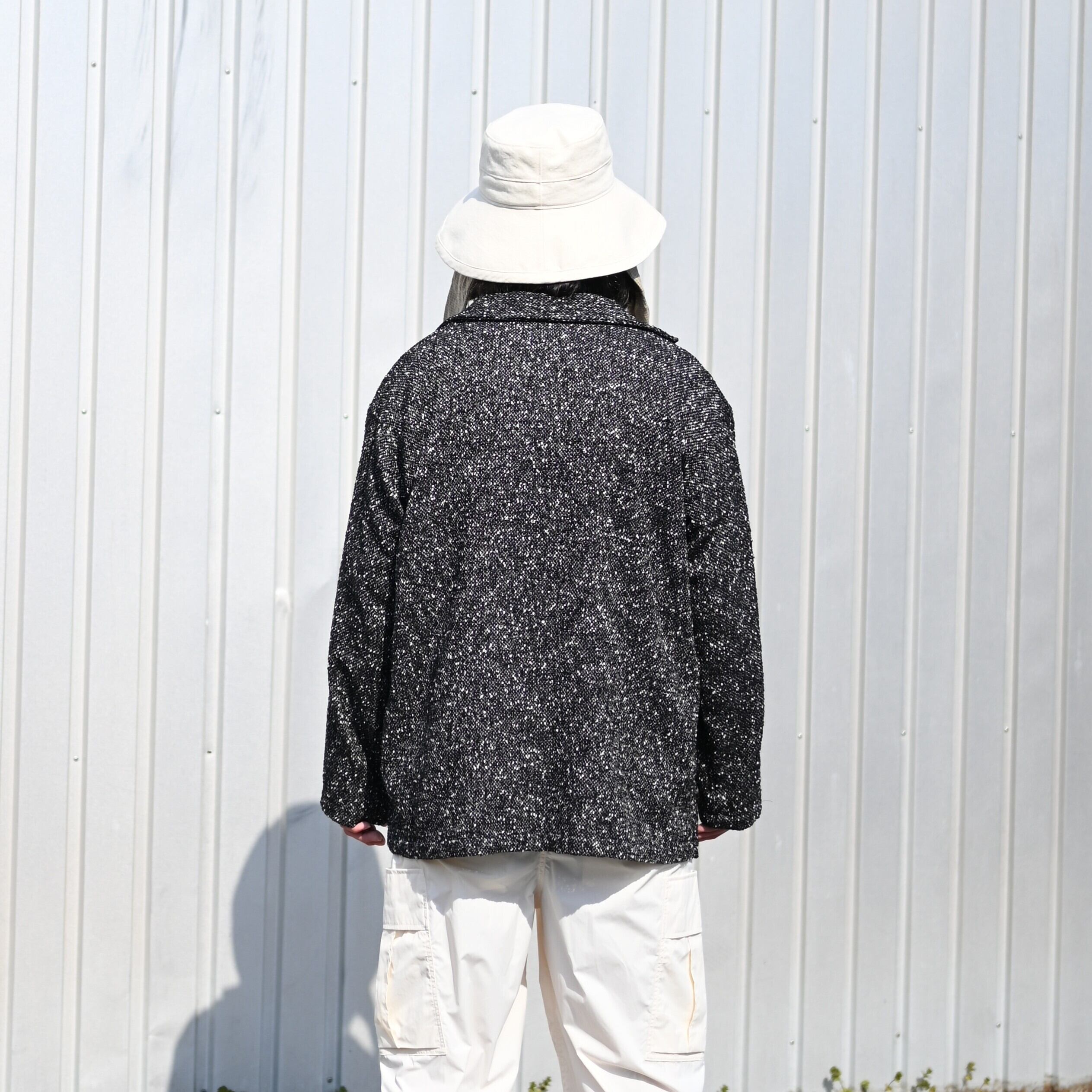 INTERIM / TEXTURED DONEGAL BOUCLÉ DEADSTOCK HYPER BIG FLY FRONT