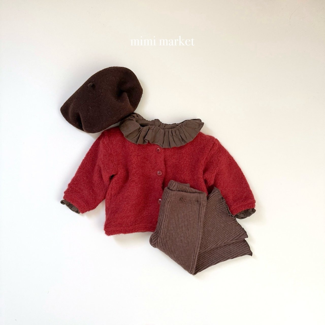 ミミマーケット / mimimarket / ミミカーディガン / 韓国子供服 / キッズ / 26winter〖取寄〗*S~L*