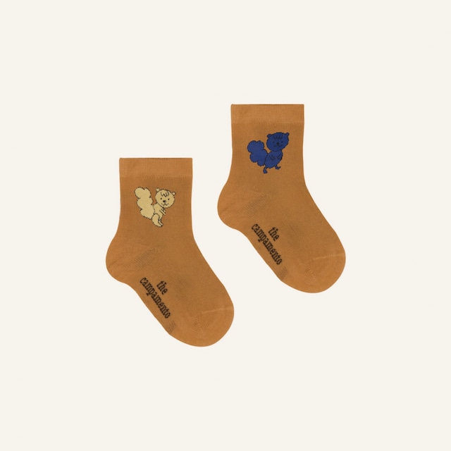 the campamento/Squirrels Baby Socks