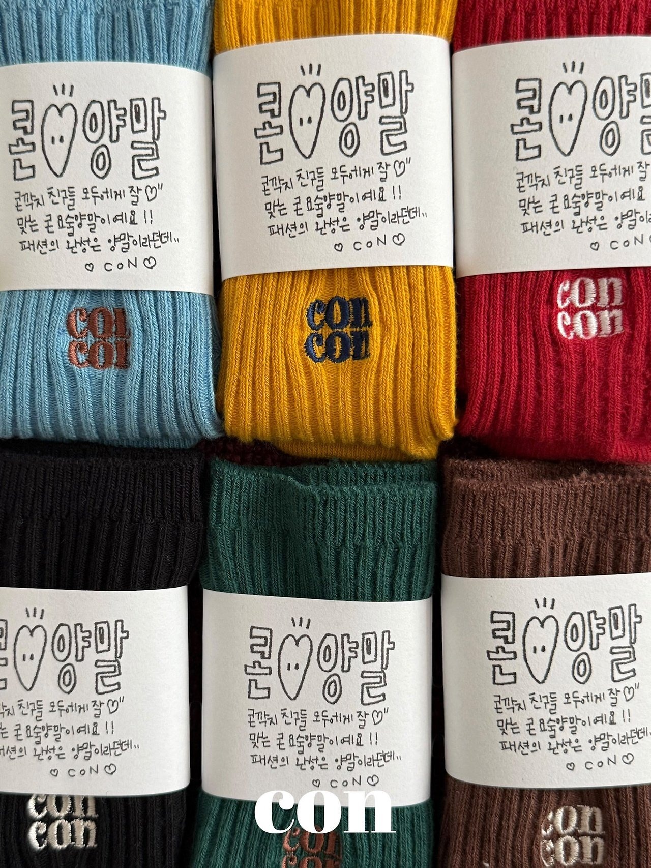 ［即納］con socks 26autumn/ CON