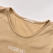 INGEBORG インゲボルグ 長袖 Tシャツ カットソー /ベージュ レディース
