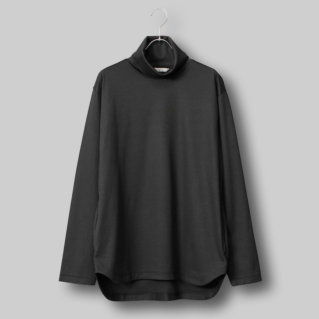 アーバンドレスT ロングスリーブ タートルネック リラックス / Urban Dress T LS Turtle Neck Relax #BLACK