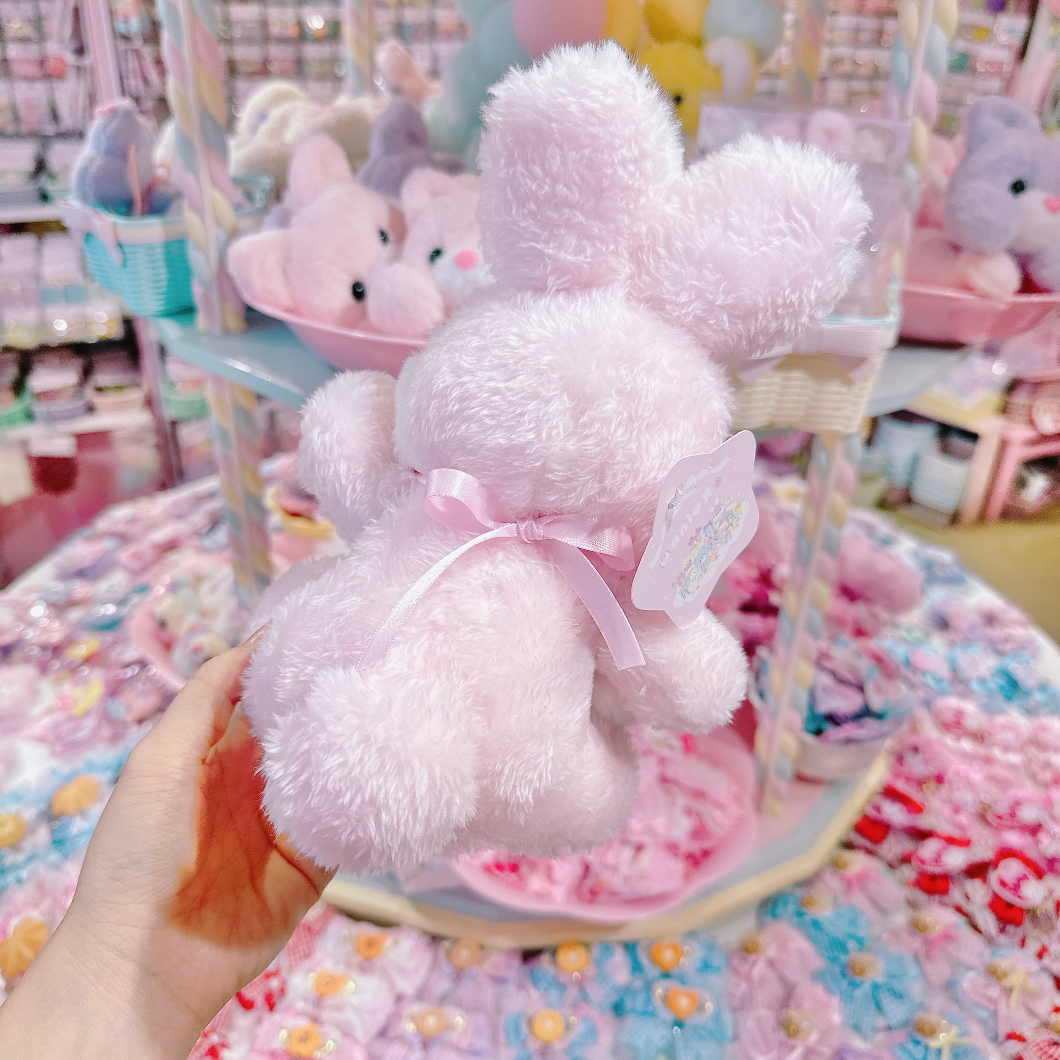 【あにあーる】うさぎベビーぬいぐるみPK（座）