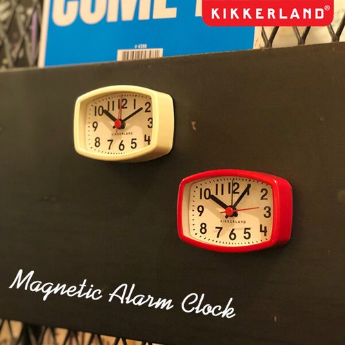 Magnetic Alarm Clock マグネティックアラームクロック 時計 磁石 キッチンクロック DETAIL KIKKERLAND キッカーランド