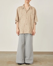 I'm here - UNFORM : OPEN COLLAR SHIRTS / L.BEIGE