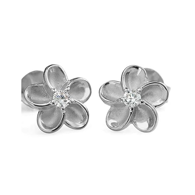 □シャネル□ ピアス フラワーモチーフ ブラック シルバー 05 P