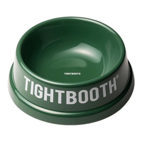 【TIGHTBOOTH】POTTERY DOG BOWL(Deep Green)〈国内送料無料〉