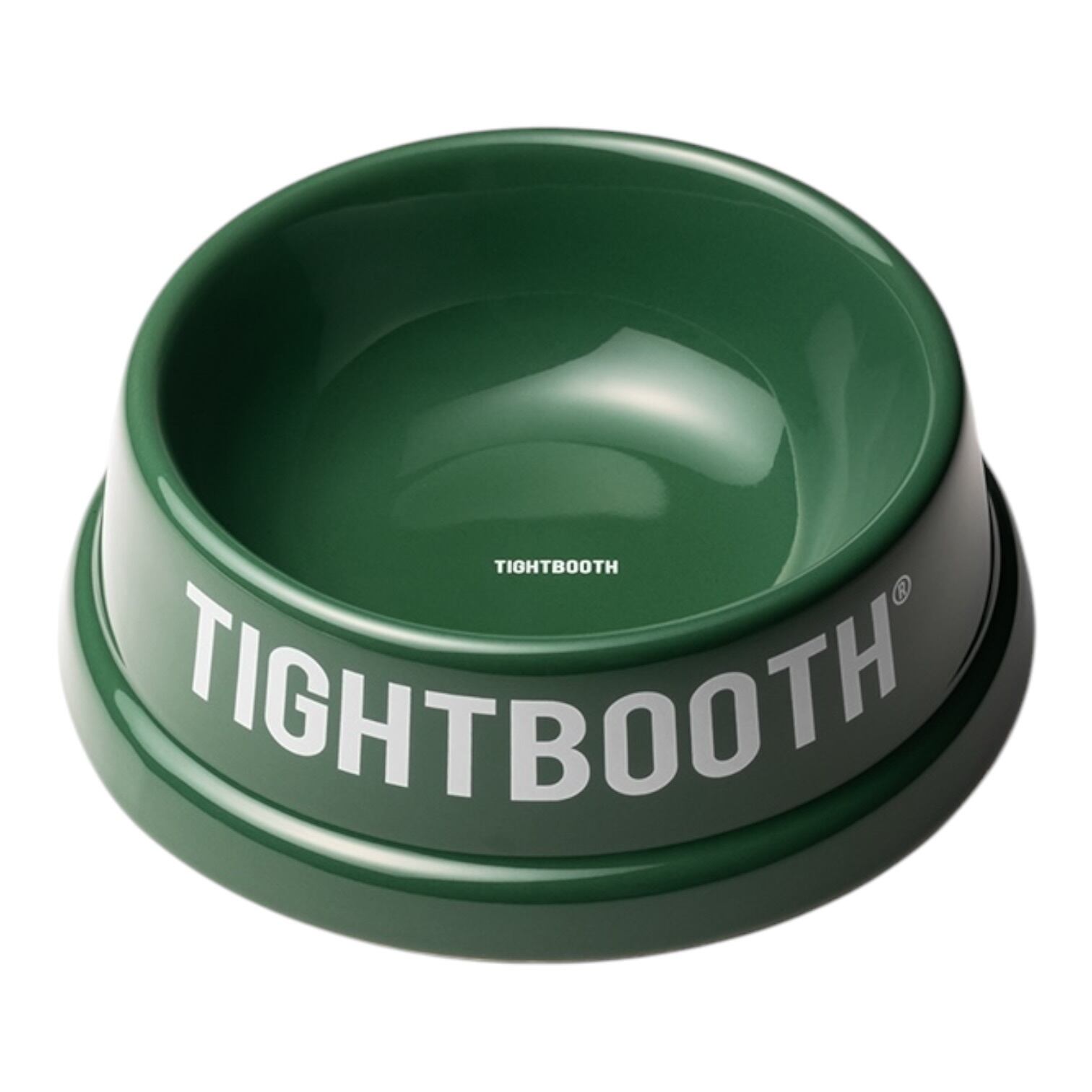 【TIGHTBOOTH】POTTERY DOG BOWL(Deep Green)〈国内送料無料〉