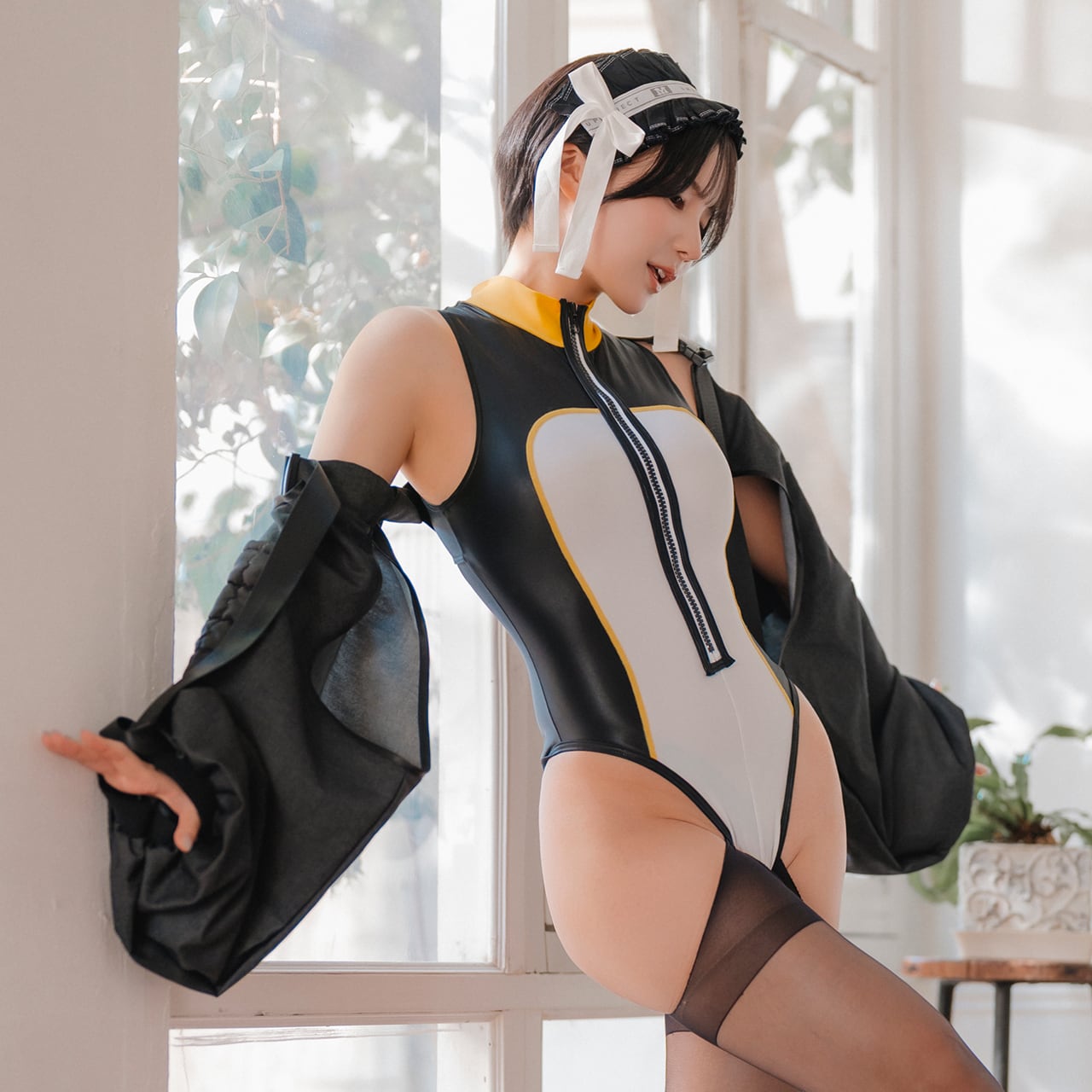 M企画✴︎ペンギン水着+ぶか袖 ペンギン水着 ぶか袖セット | EMUPROJECT