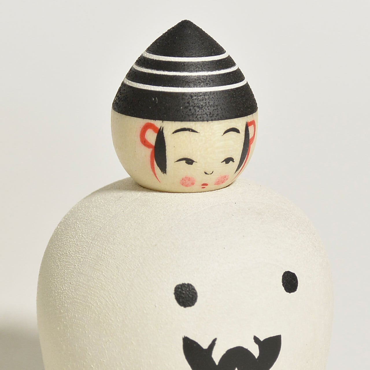 おばけのハロウィンえじこちゃんこけし 約1.5寸 約4.5cm 鈴木明 工人