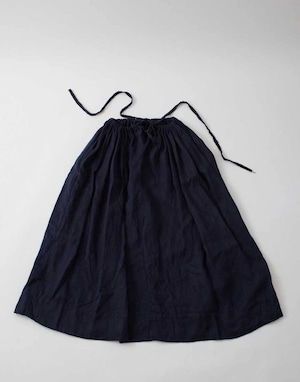 Bustle Linen Long Skirt