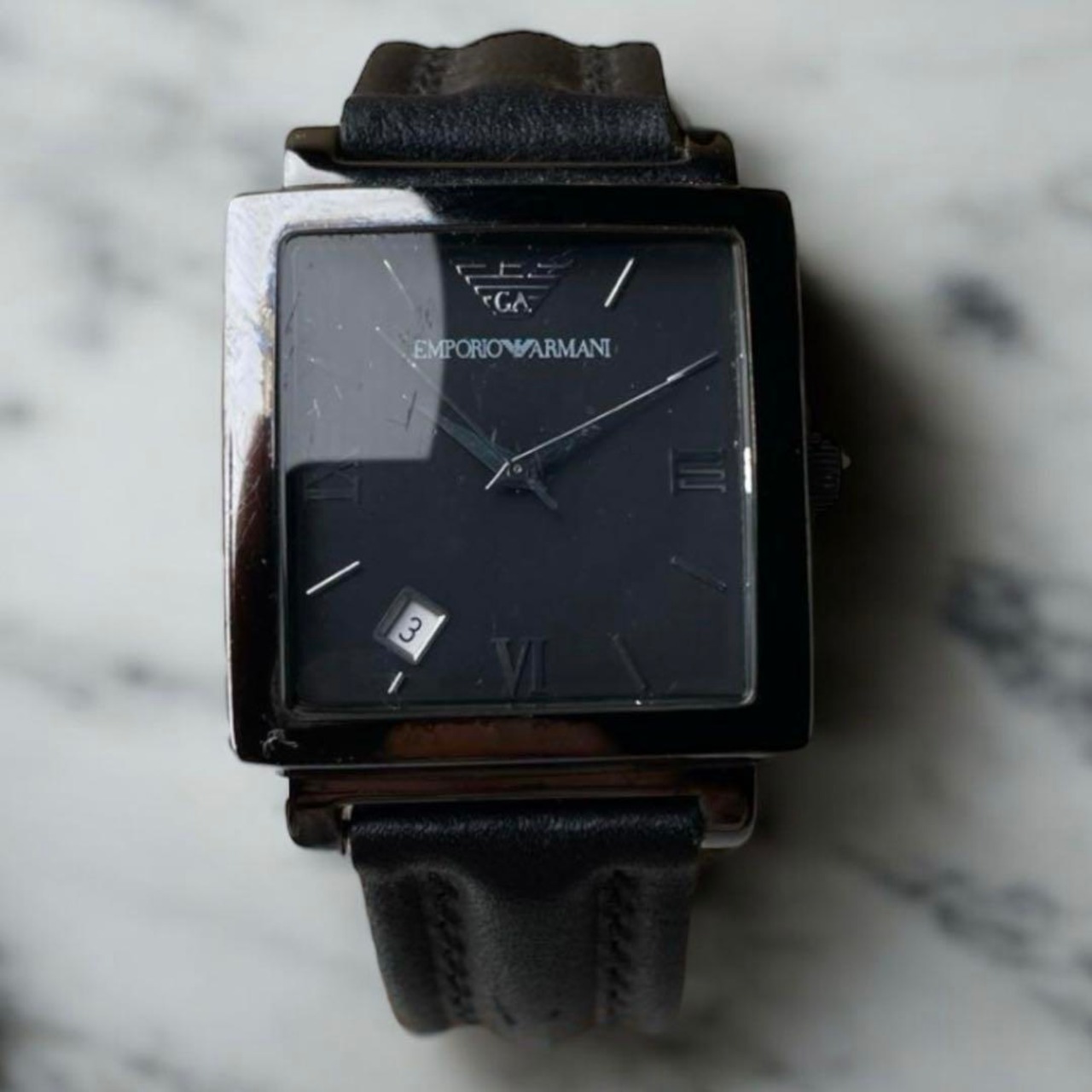 Emporio ARMANI 腕時計　【稼働品・電池交換済】