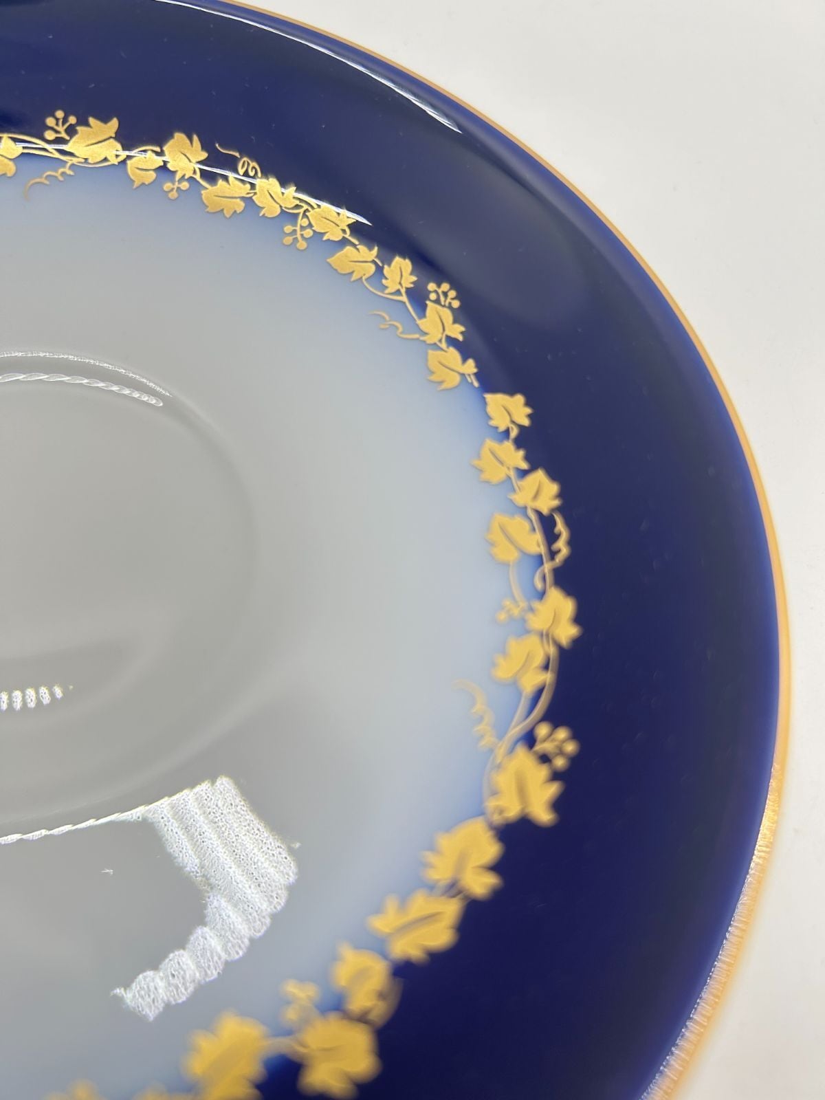 大倉陶園】 瑠璃金彩蔦模様 コーヒー碗皿 57c/e197 | 若林陶器