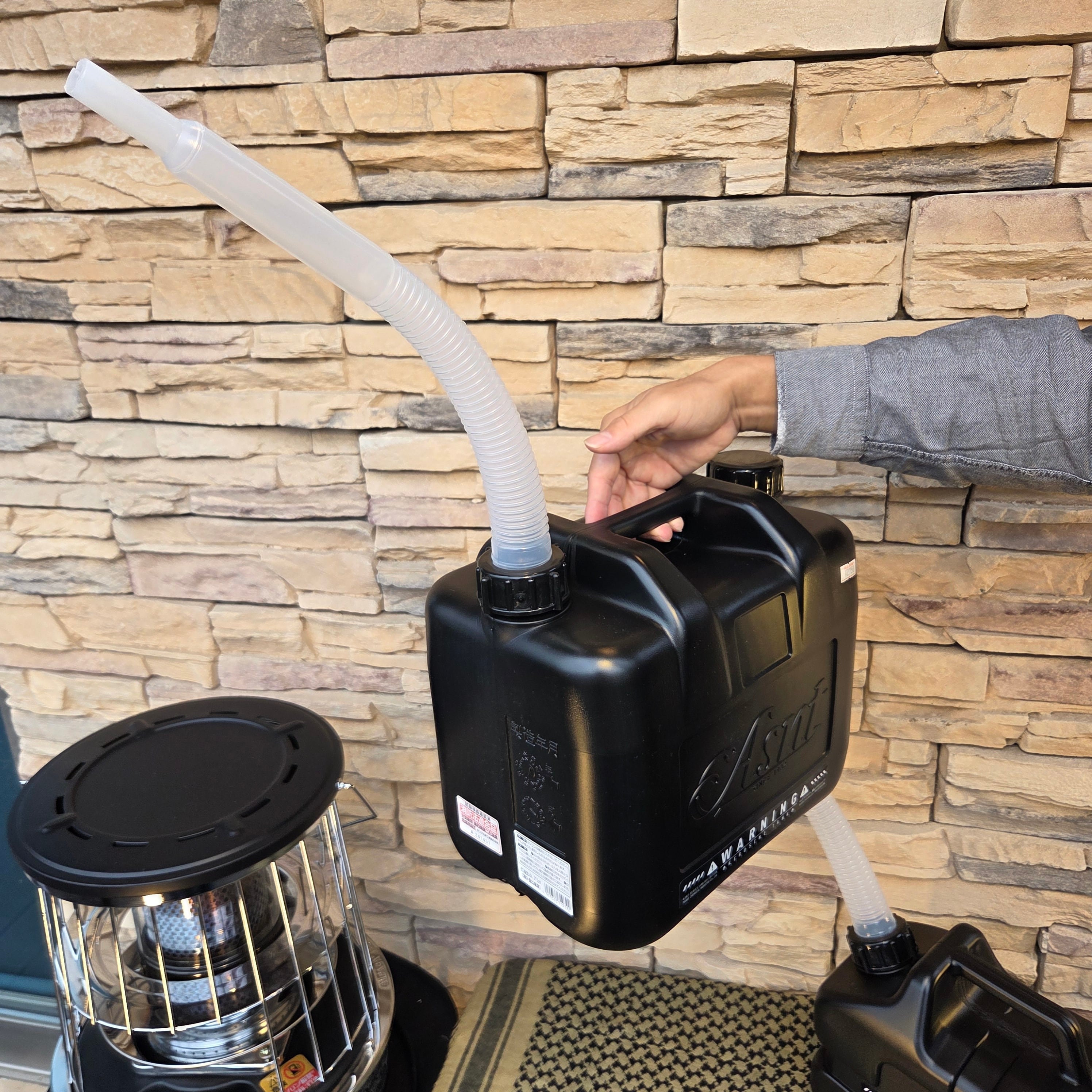 タンゲ化学工業】ASNT KEROSENECAN 2025年【5L/10L】カラー：ブラック