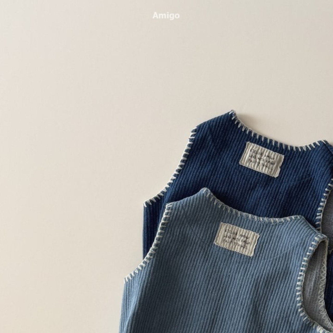 Amigo 26/SS デニムメローチョッキ