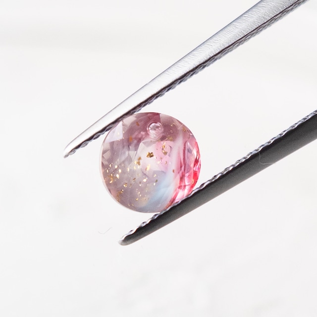 ラウンド 6mm #312【硝子の宝石】箔入