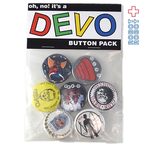 DEVO ディーボ オフィシャル 缶バッジ7コセット