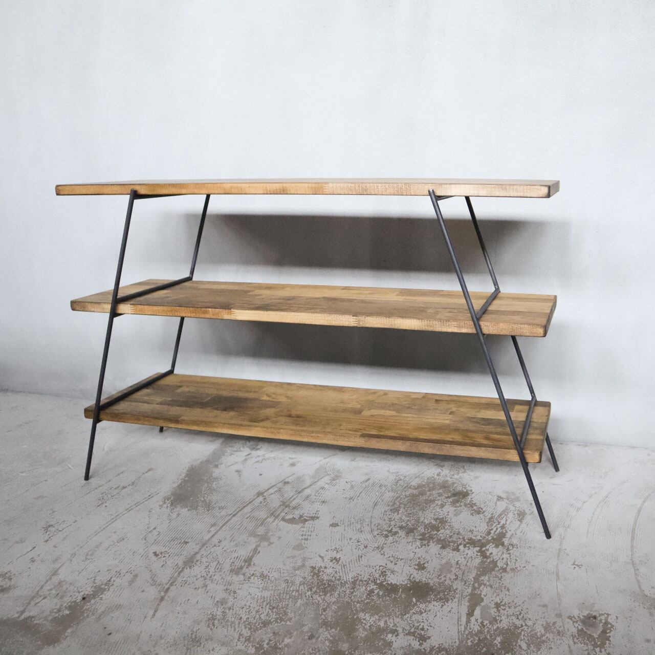 【黒皮アイアンシェルフ】ＤＩＹ組み立て式 黒皮アイアンシェルフ】DIY組み立て式 【公式通販】