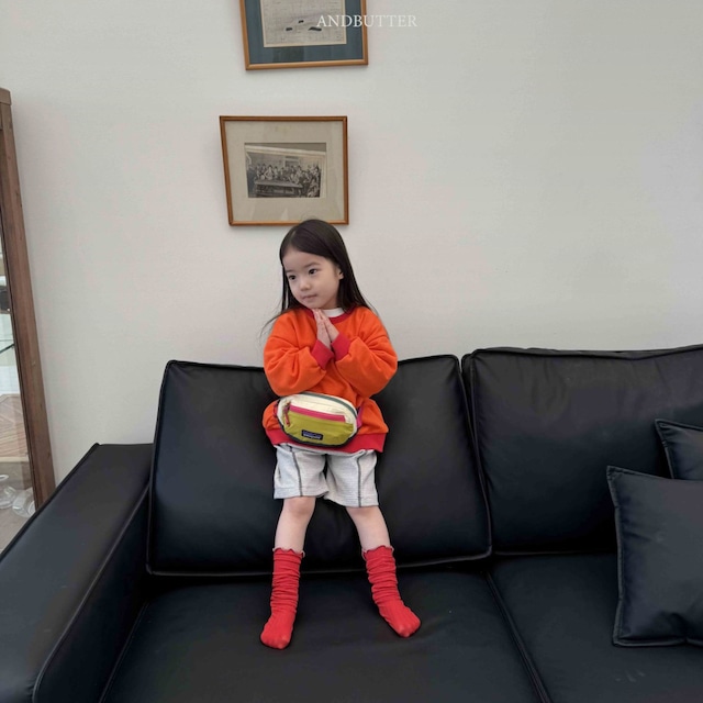 《送料無料》予約:フレンチスウェット【ANDBUTTER】※ジュニアサイズ