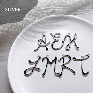 initial silver 【topping】