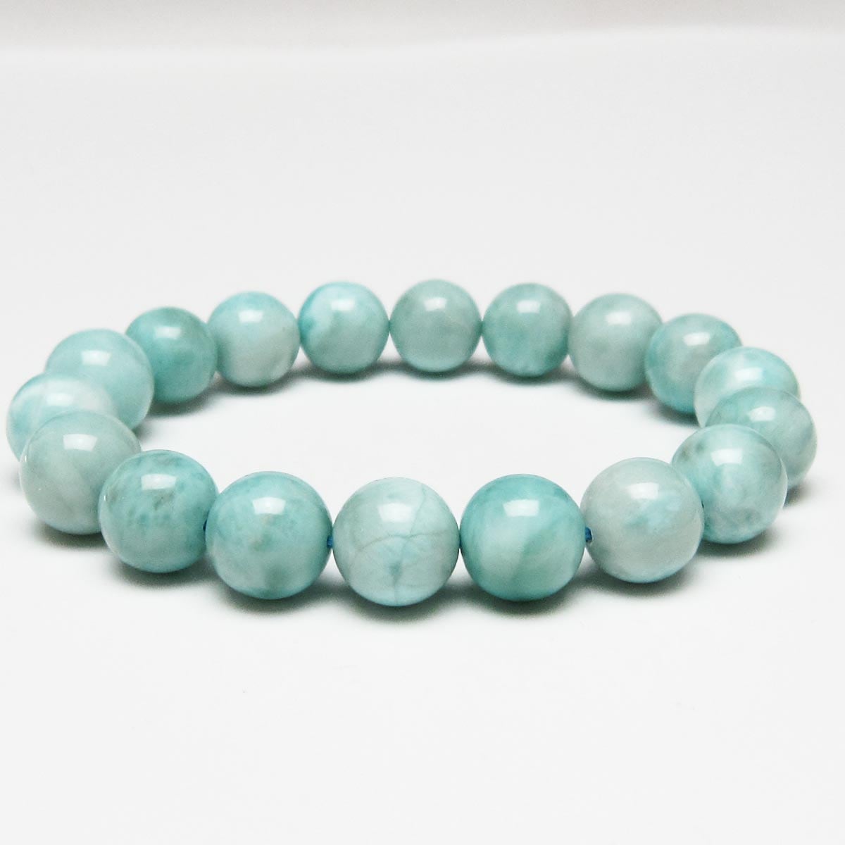ラリマー ブレスレット 12mm 一点物 111-56451