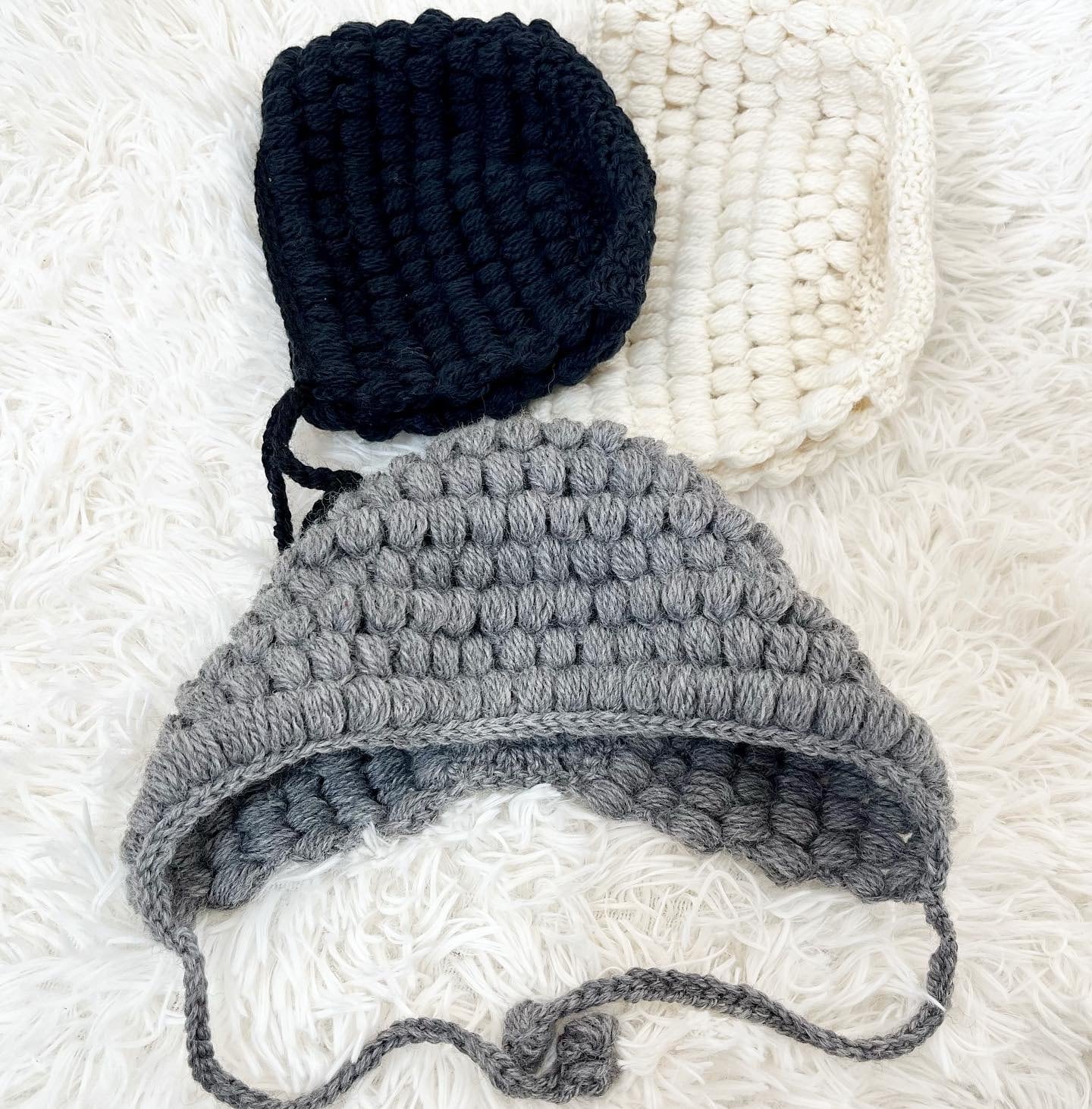 ぽこぽこポップコーンボンネット | Cheese