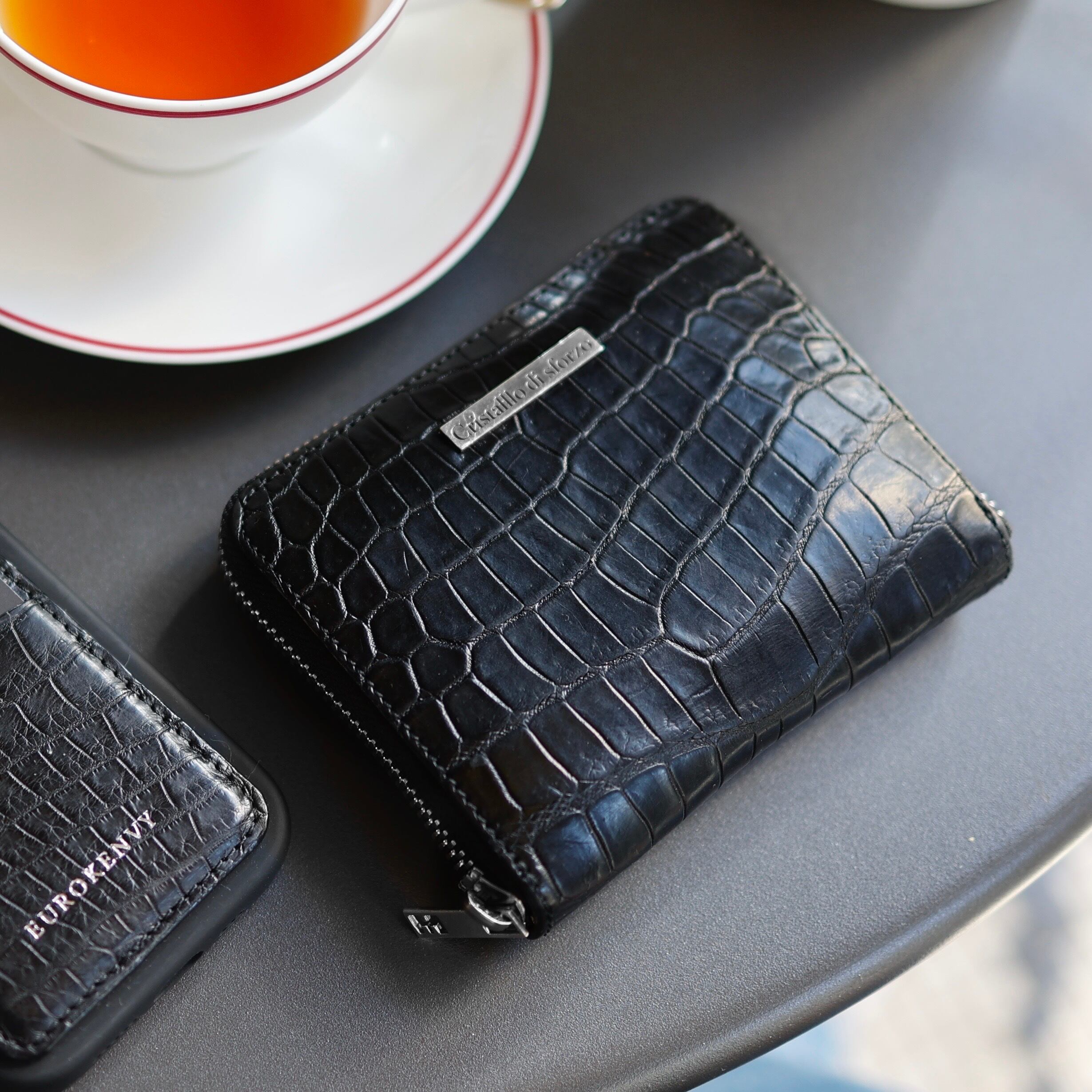 圧倒的高級感】Crocodile Porosus Middle Wallet【最高級ポロサス 