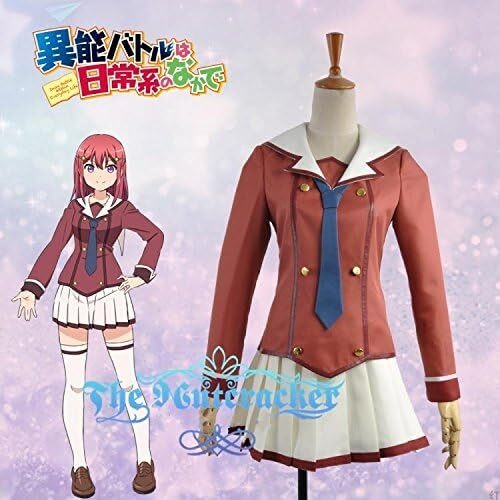 K4258　異能バトルは日常系のなかで 神崎灯代かんざき ともよ 　風 　コスプレ衣装  cosplay　コスチューム ハロウィン　イベント