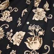 Liz sport flower pattern sheer shirt