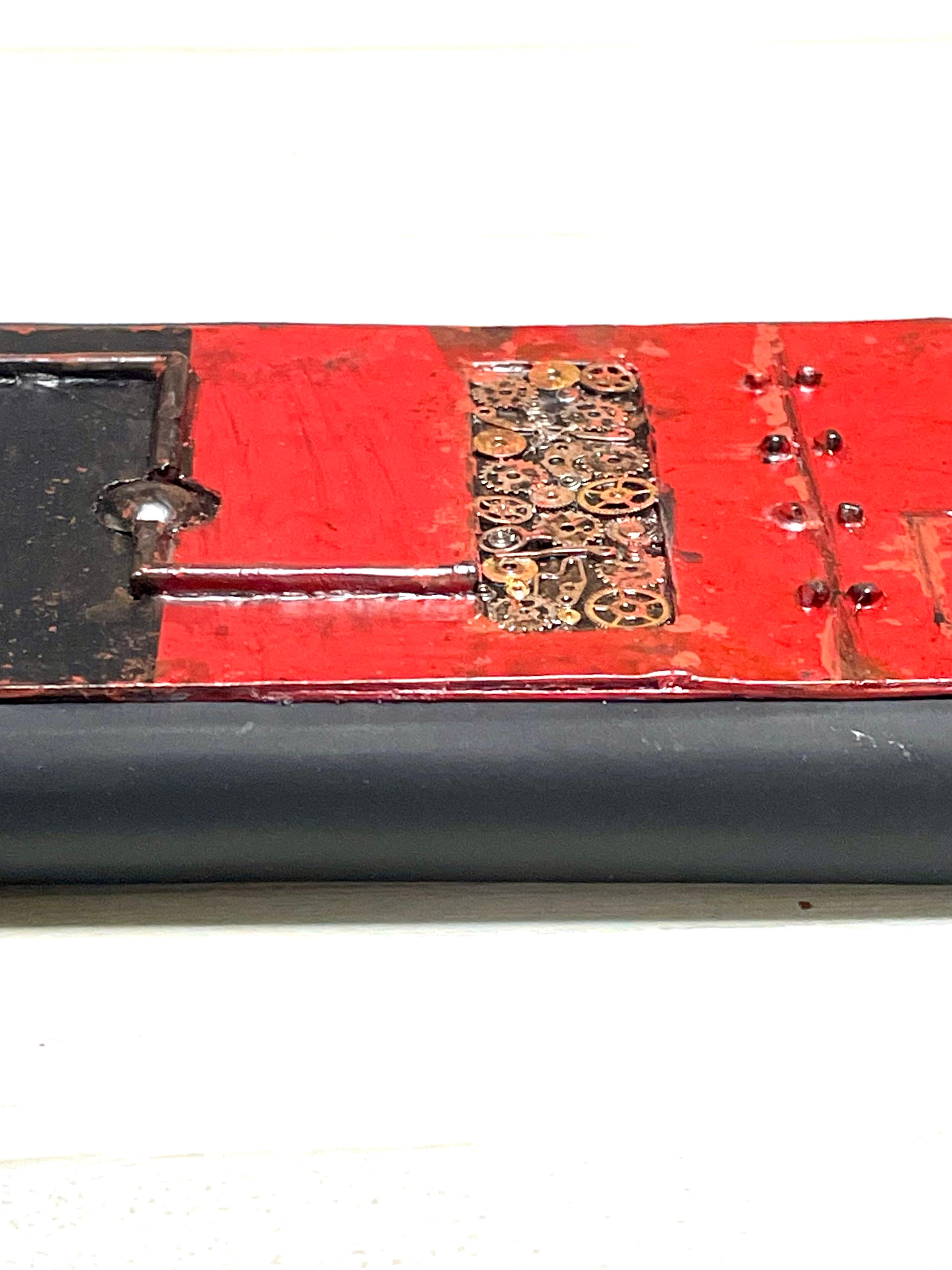 スチームパンクスペースギアRBさび塗装強化iプレート手帳型