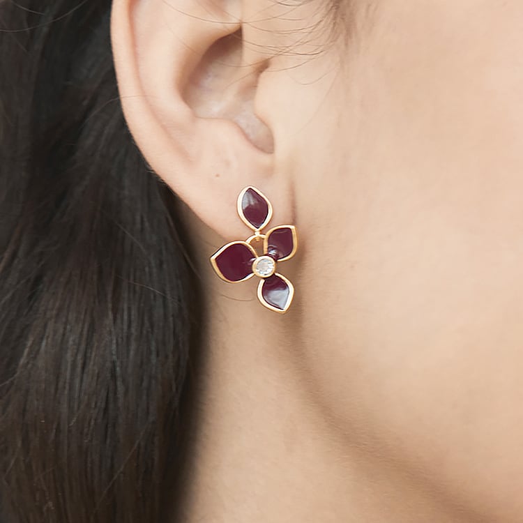 フラワースタッドピアス《2色》No.5209 | closetly