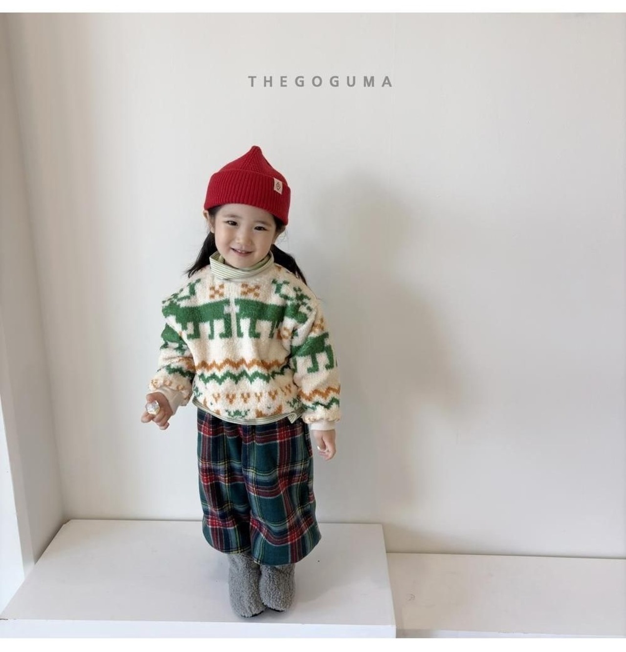 ザゴグマ / THE GOGUMA / チェックバルーンジョガーパンツ / 韓国子供服 / キッズ / 26winter〖取寄〗*XS~XL*