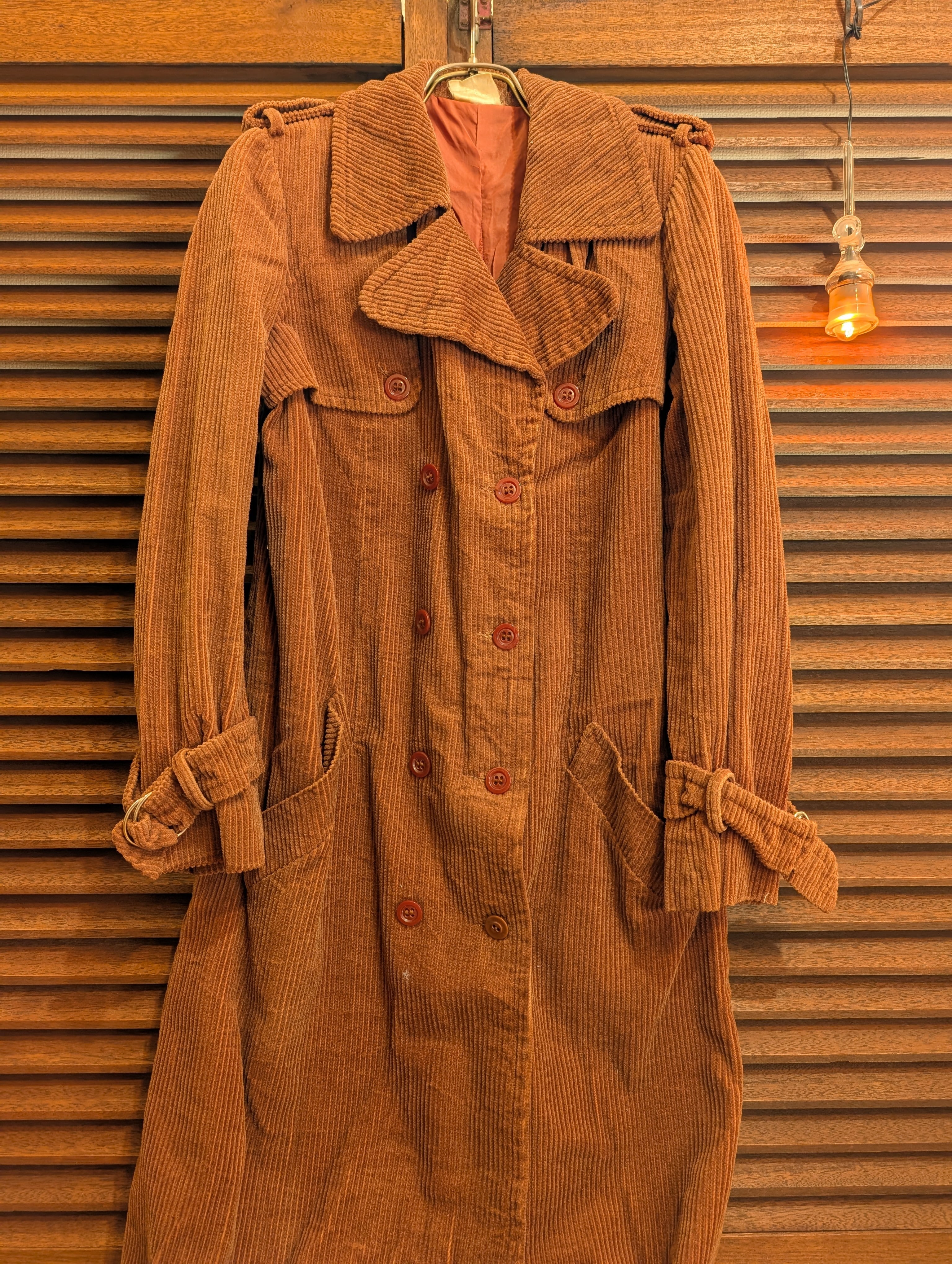 Corduroy Coat Brown