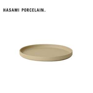 ハサミポーセリン 波佐見焼 プレート 半磁器 22cm 220mm 皿 スタッキング ナチュラル HASAMI PORCELAIN Natural（HP004）