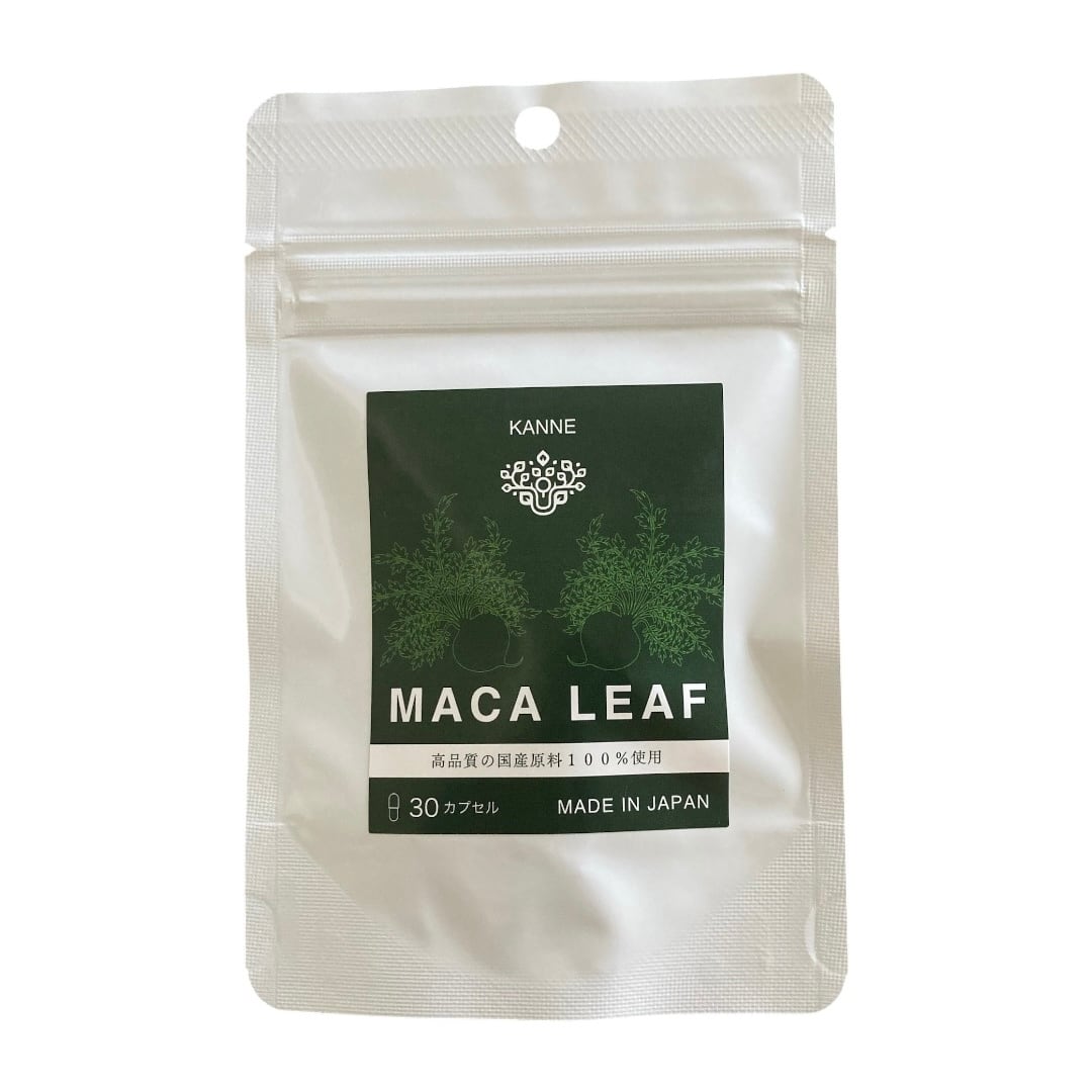 国産マカの葉 サプリメント 30粒入り（約30日分）KANNE | 津軽マカ